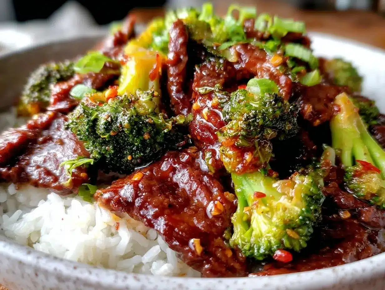 crispy beef and broccoli stir-fry preparation steps