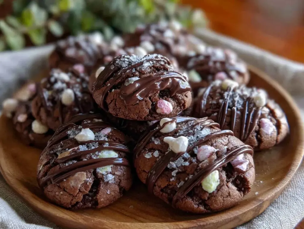 crispy malted chocolate Easter egg cookies - featured image
