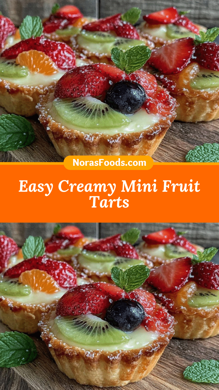 easy creamy mini fruit tarts recipe