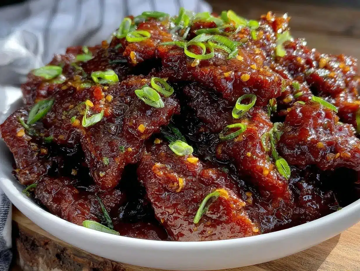 easy crispy mongolian beef preparation steps