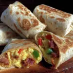 easy make ahead breakfast burritos - featured image