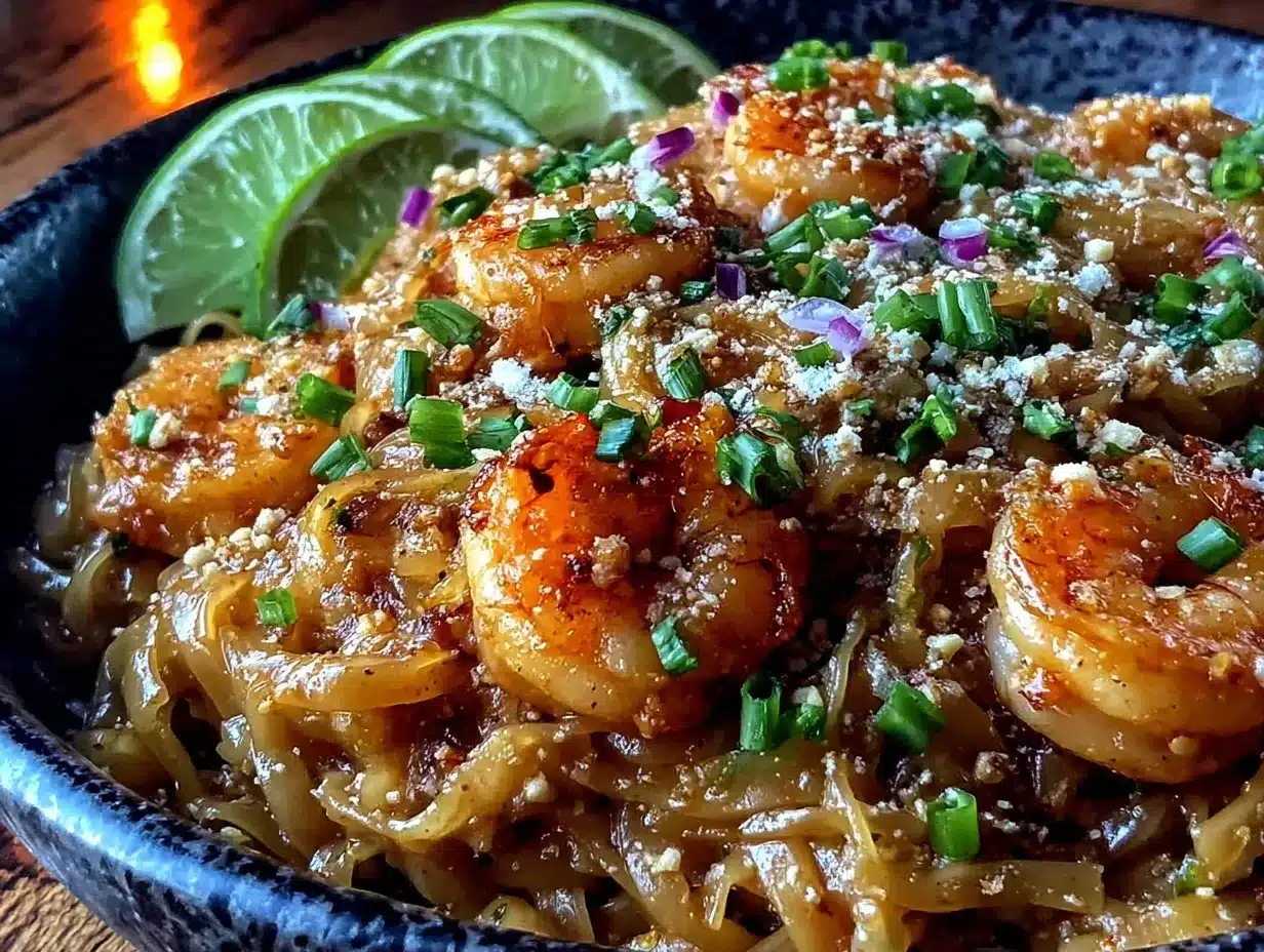 Easy Tangy Shrimp Pad Thai Recipe preparation steps