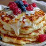fluffy protein pancakes - featured image