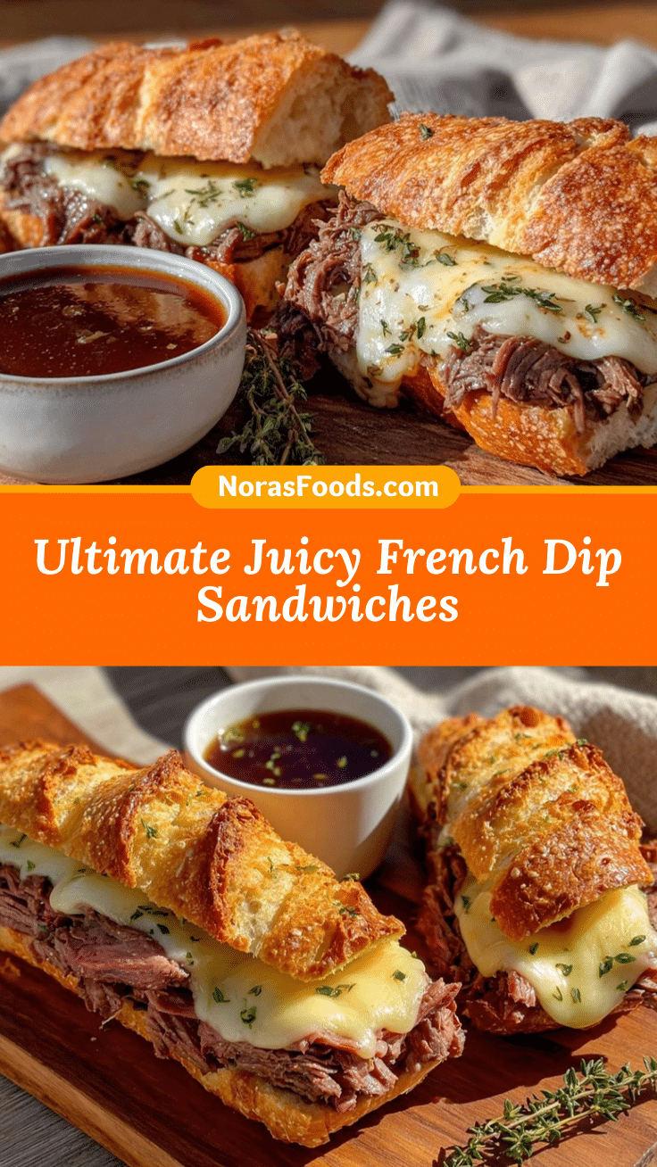 French dip sandwiches recipe