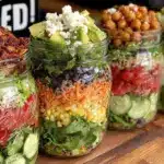 fresh mason jar salads - featured image