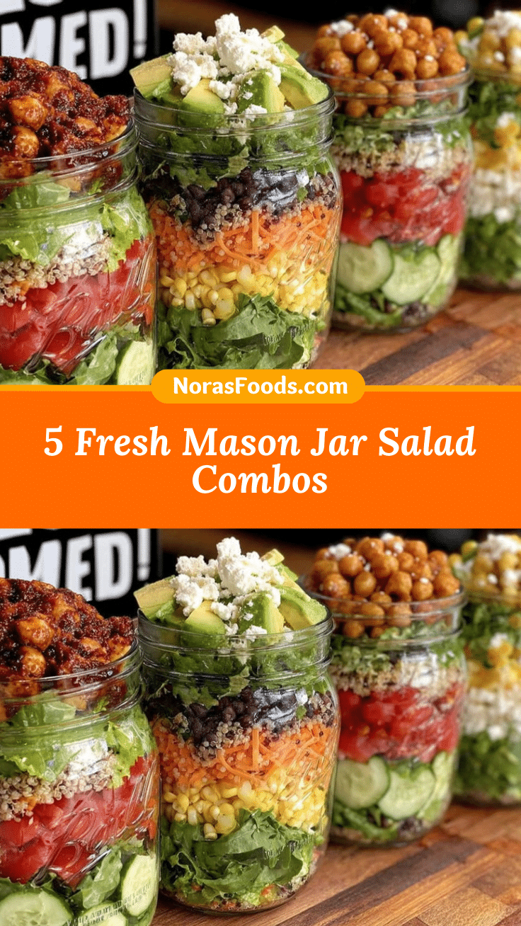 fresh mason jar salads recipe