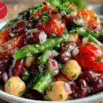 fresh three bean salad - featured image