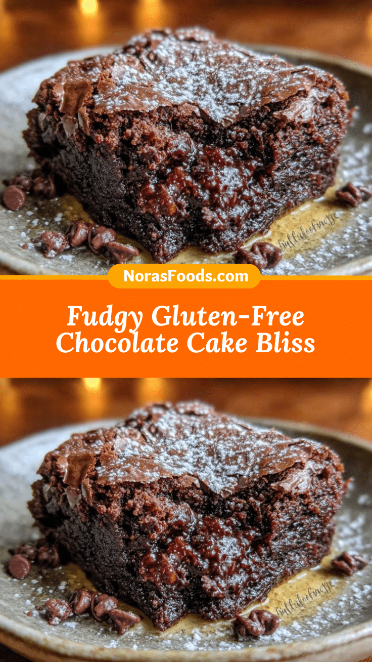 Fudgy Gluten-Free Chocolate Cake recipe