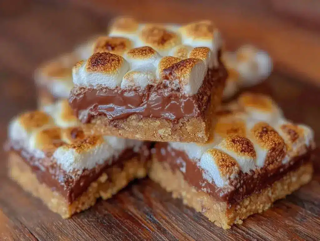 gooey s’mores bars - featured image