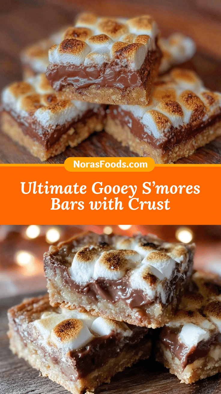 gooey s’mores bars recipe