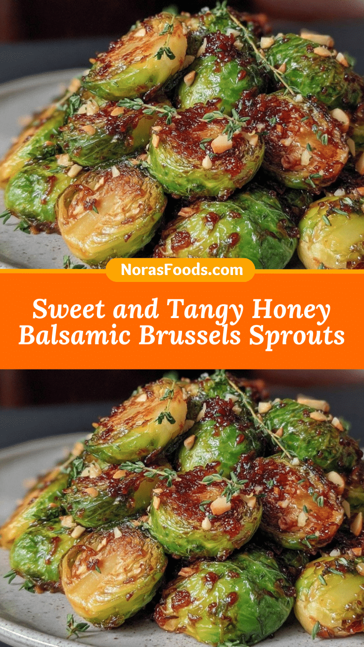 honey balsamic roasted Brussels sprouts recipe