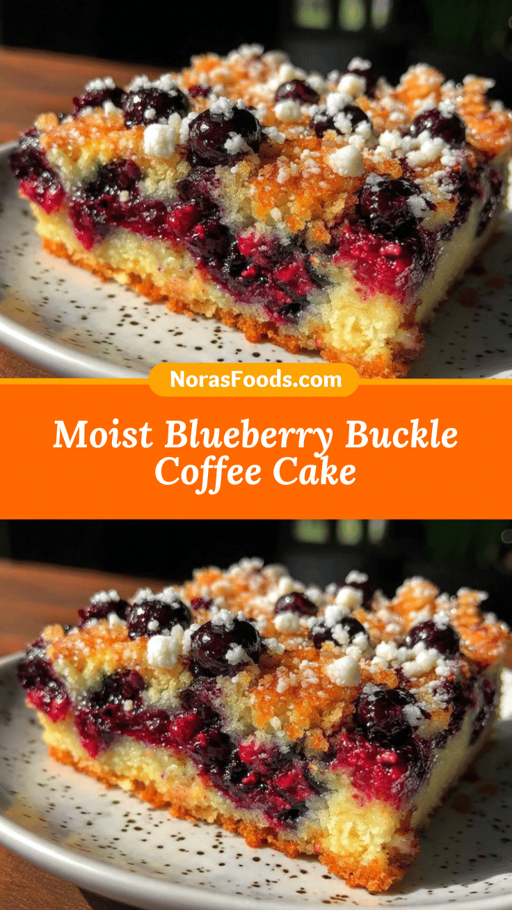 moist blueberry buckle coffee cake recipe