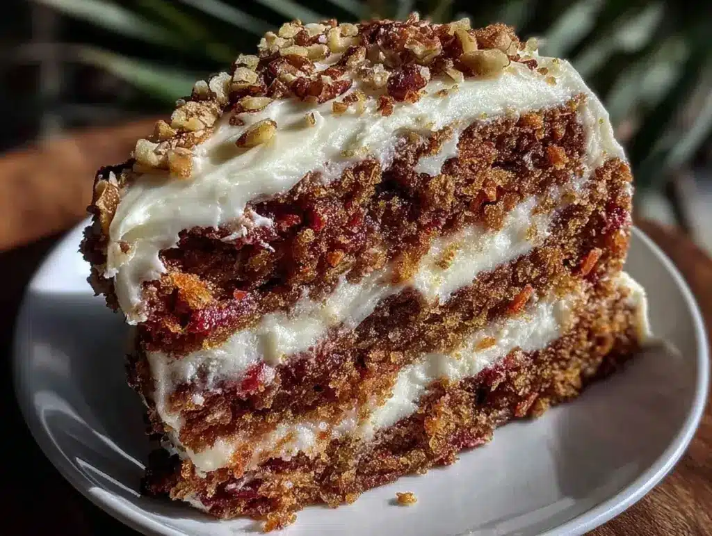 moist homemade carrot cake - featured image