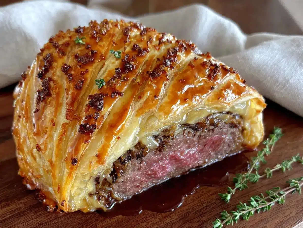 Perfect Crispy Beef Wellington for Two preparation steps