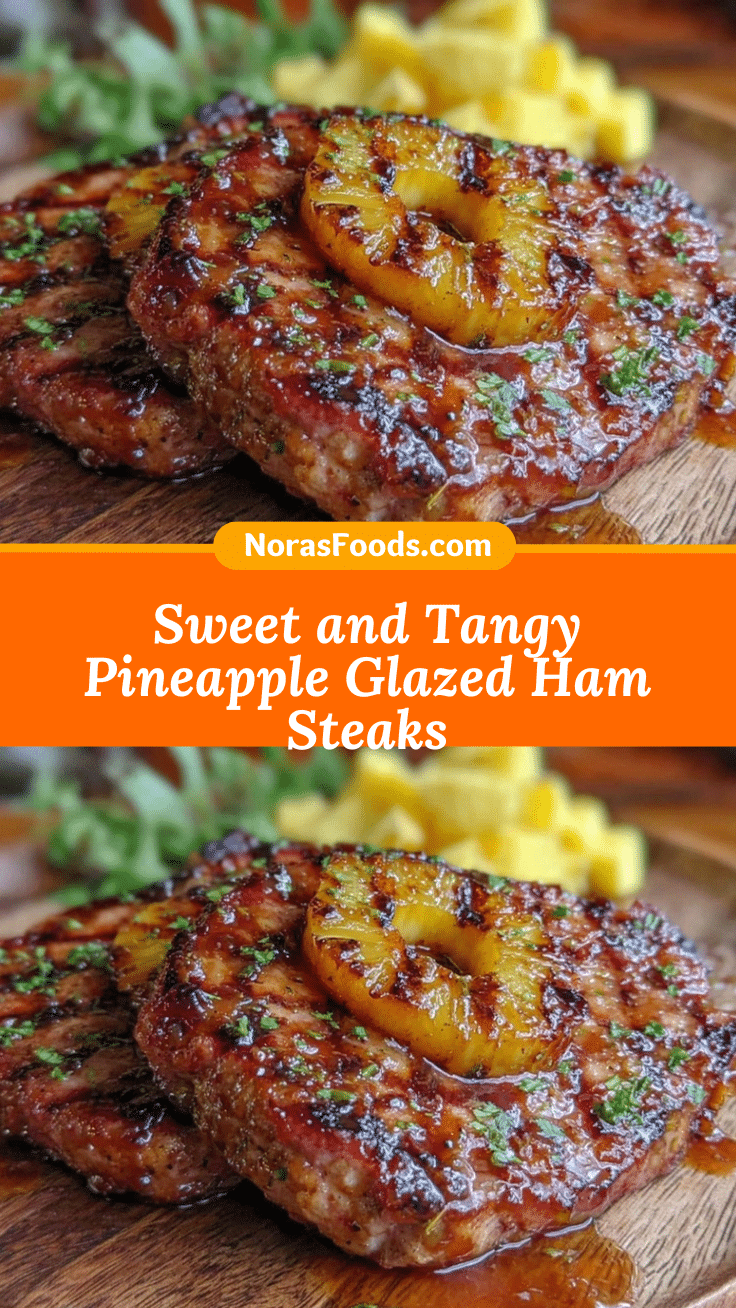 pineapple glazed ham steaks recipe