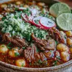 pozole rojo recipe - featured image