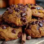 pumpkin chocolate chip cookies - featured image