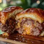 savory juicy lucy burger recipe - featured image