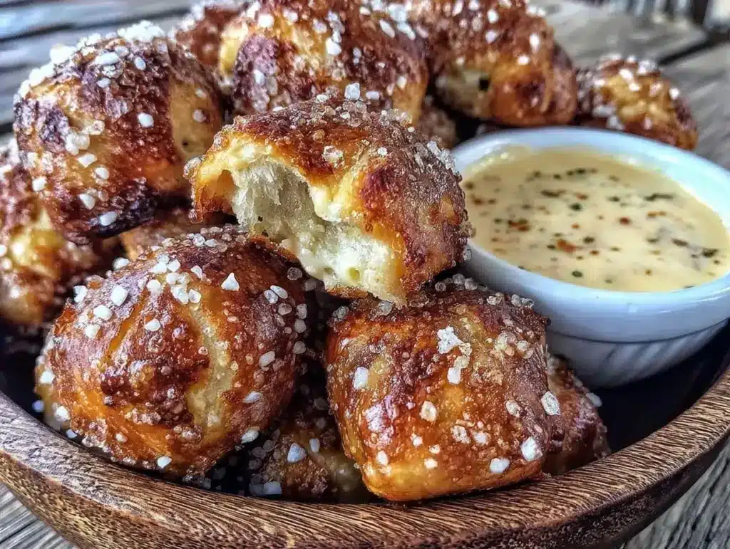 savory pretzel bites - featured image