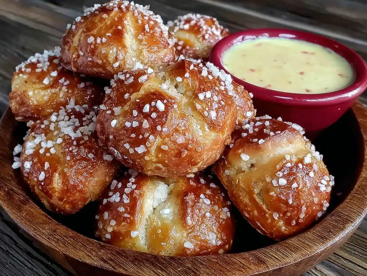 savory pretzel bites preparation steps