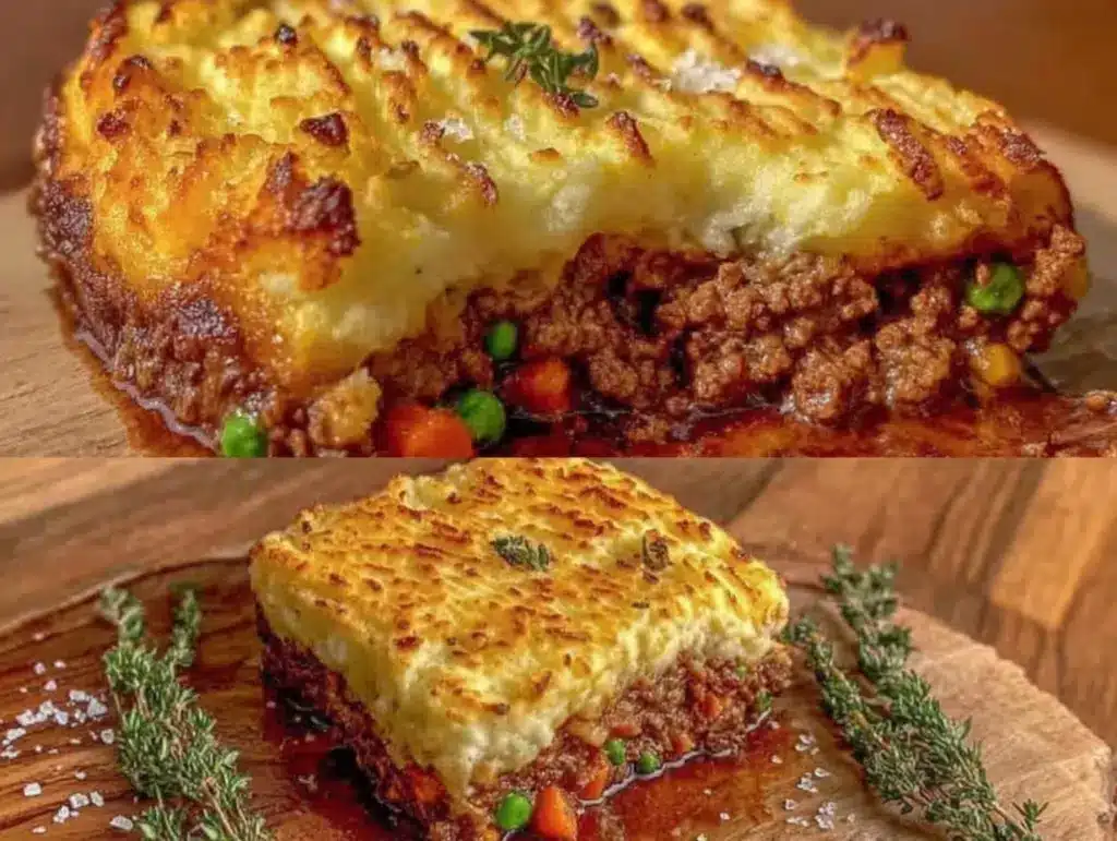 shepherds pie with ground beef - featured image
