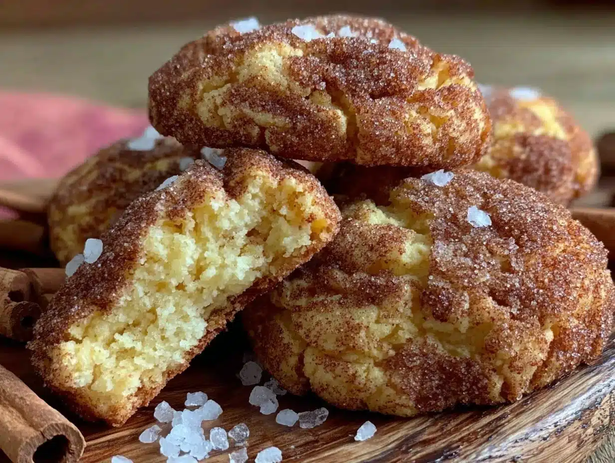 soft and chewy snickerdoodle cookies preparation steps
