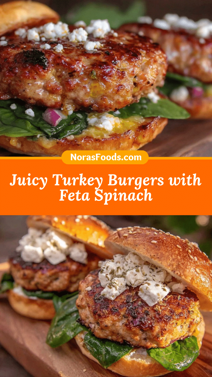 turkey burgers with feta and spinach recipe