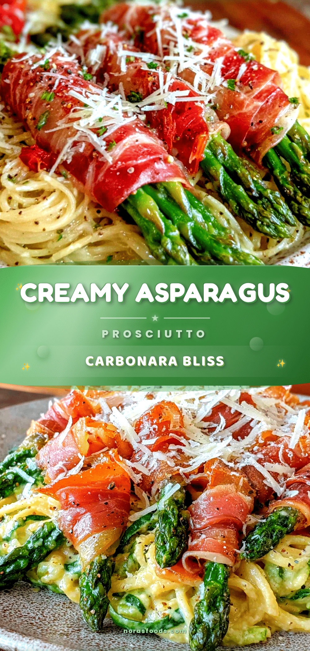 asparagus prosciutto carbonara recipe