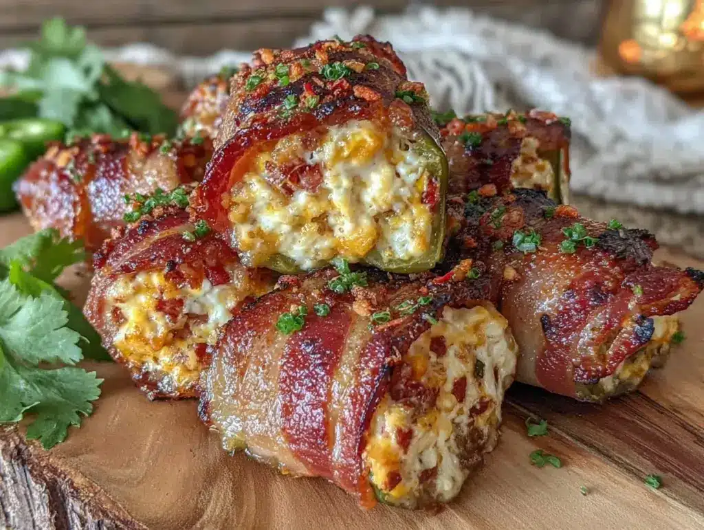 bacon wrapped jalapeño poppers - featured image