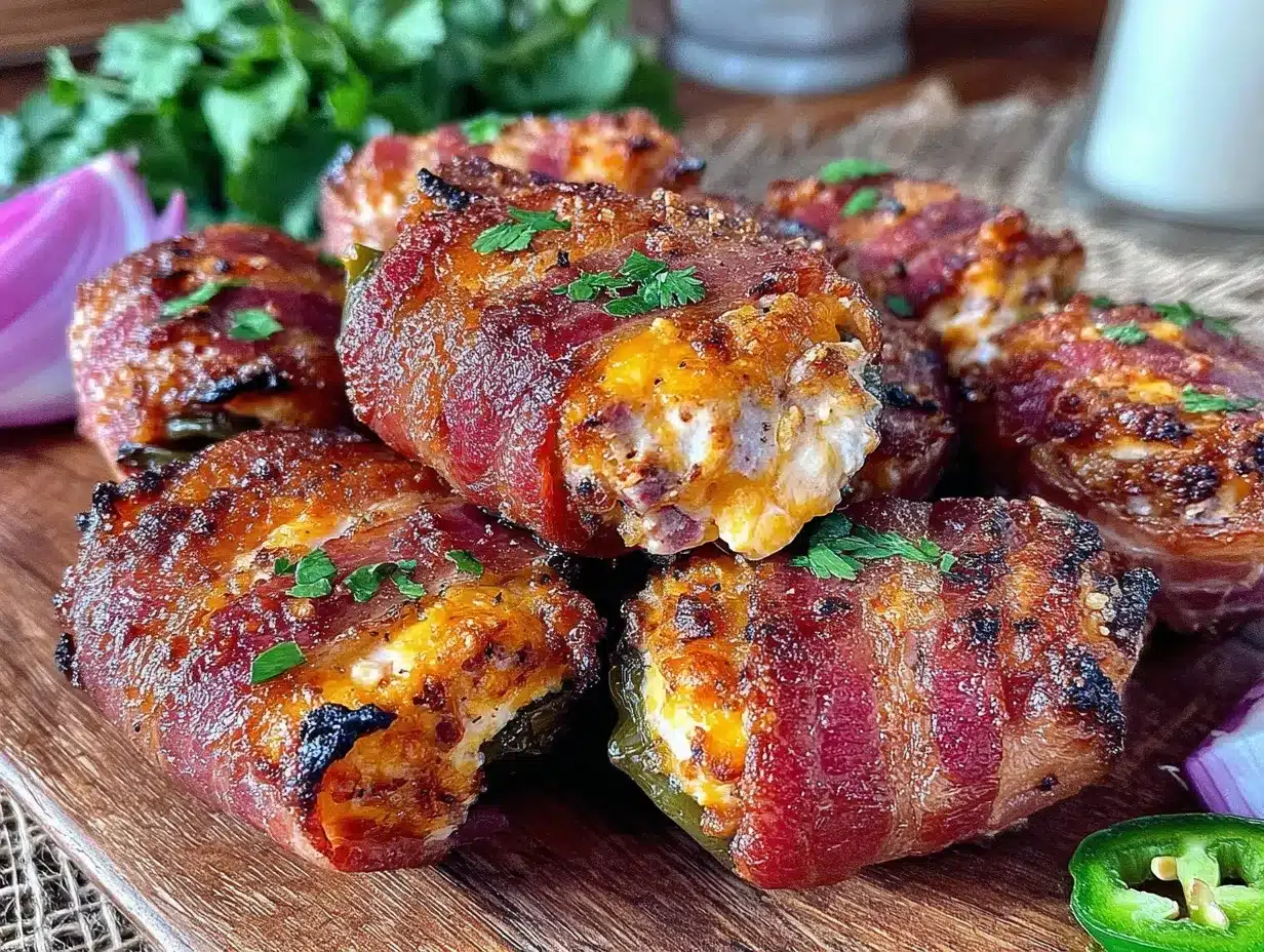 bacon wrapped jalapeño poppers preparation steps