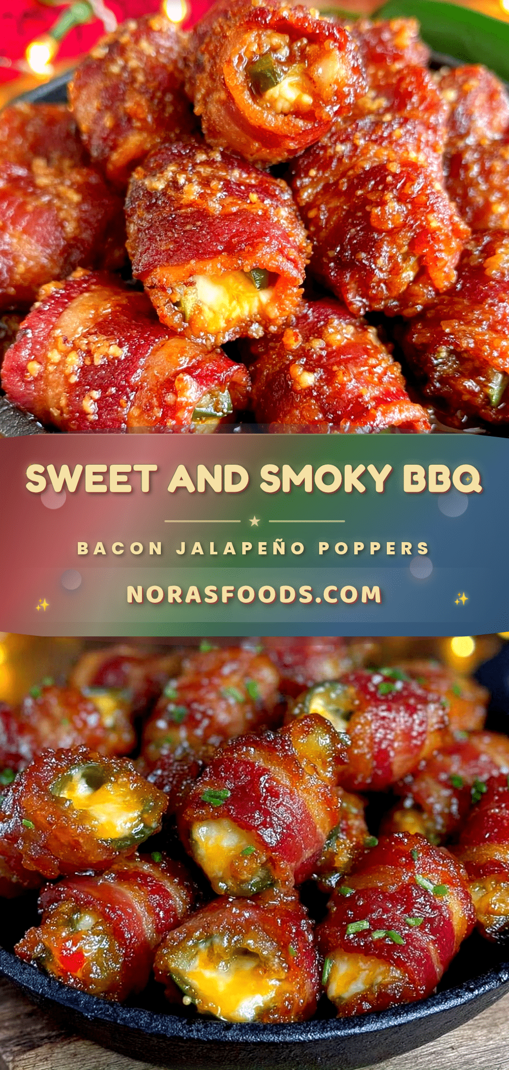 bbq bacon wrapped jalapeño poppers recipe