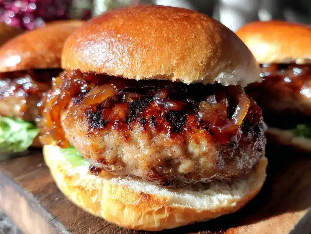 beer brat burgers - featured image