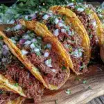 birria ground beef tacos - featured image