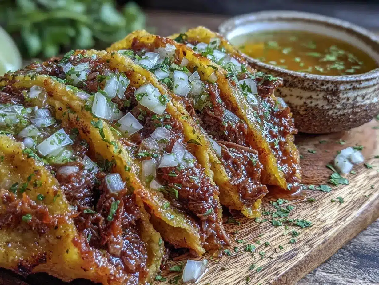 birria ground beef tacos preparation steps