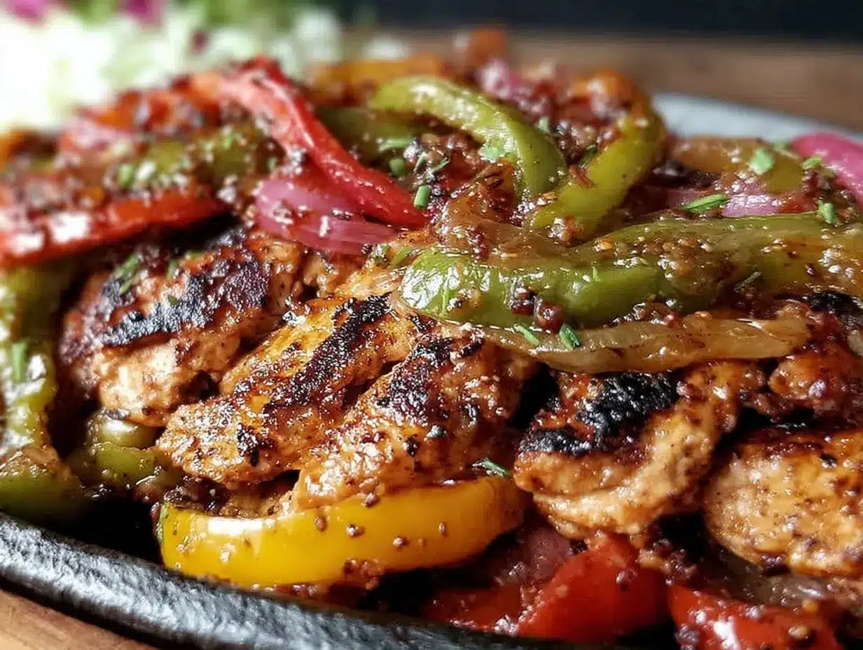 Blackstone grill chicken fajitas preparation steps