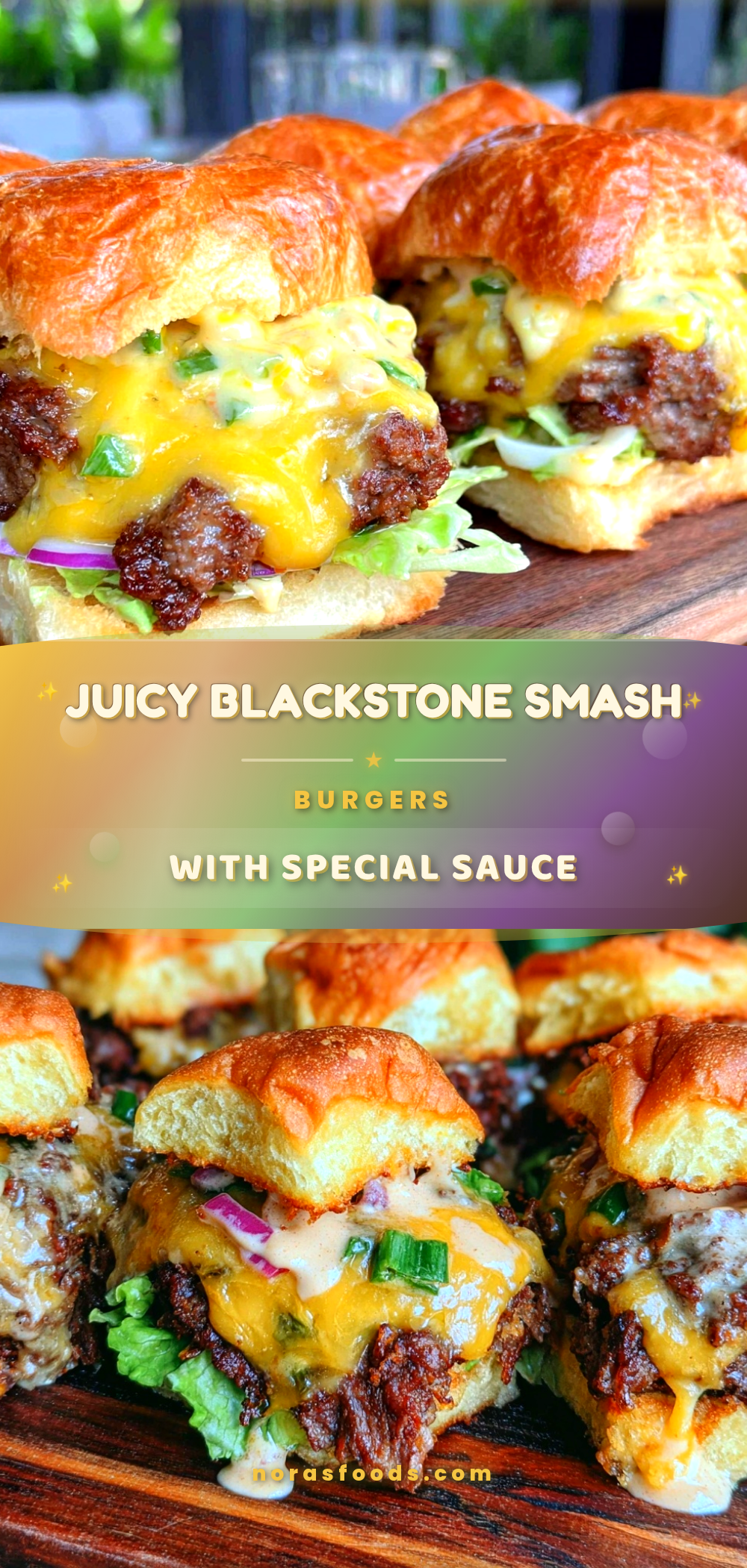 Blackstone Smash Burgers recipe