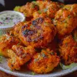 buffalo cauliflower bites - featured image