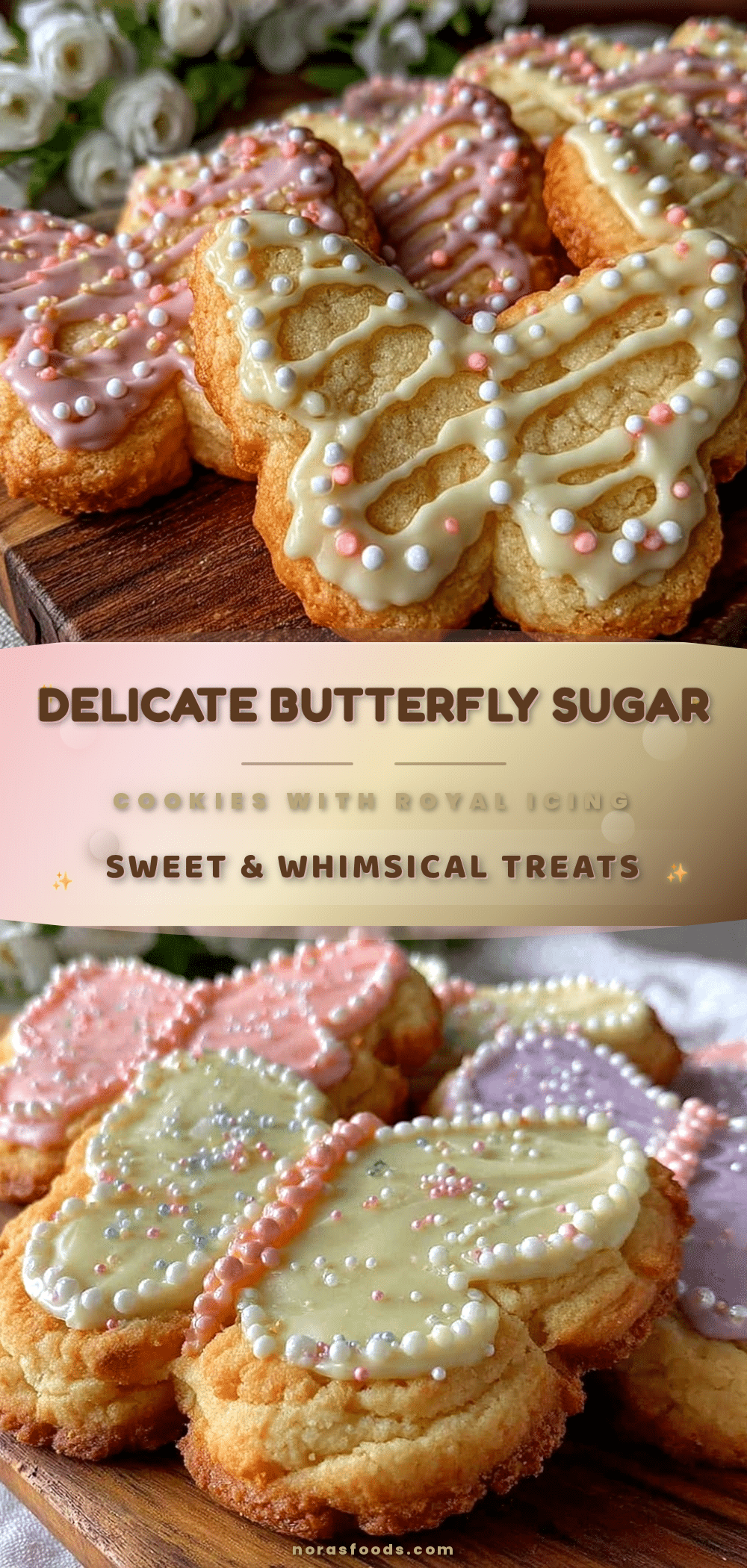 butterfly sugar cookies recipe