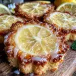 buttery flower shaped lemon shortbread cookies - featured image