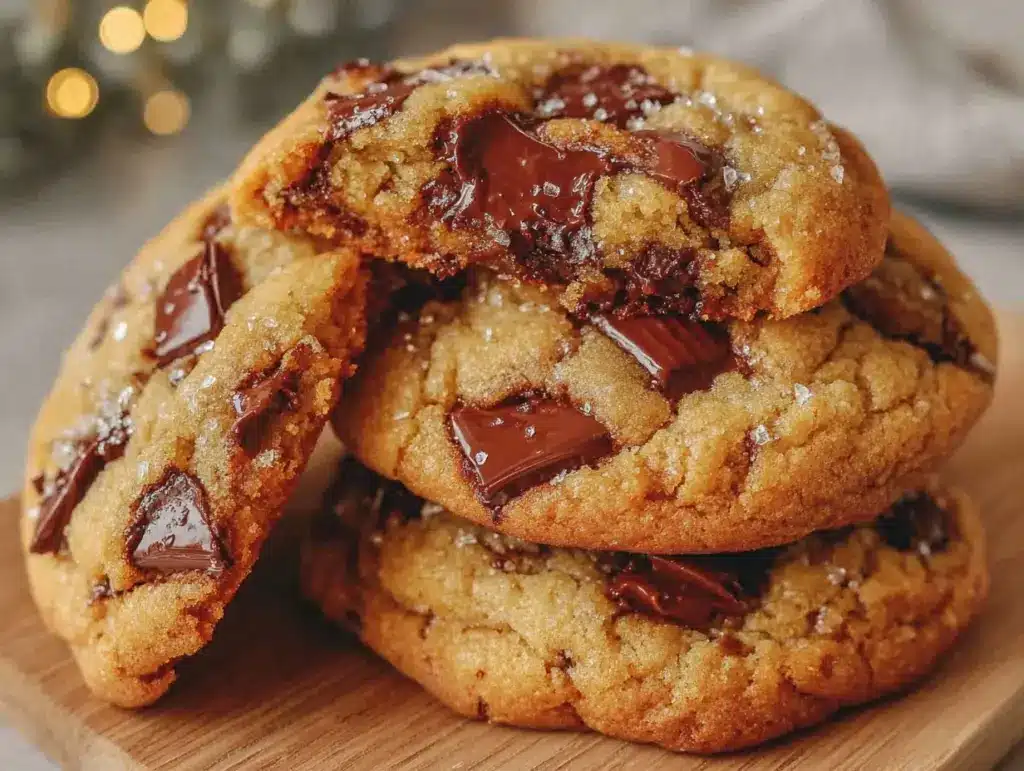 chewy classic chocolate chip cookies recipe - featured image