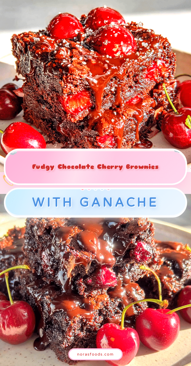 chocolate cherry brownies recipe