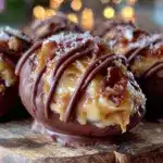 chocolate peanut butter Easter egg truffles - featured image