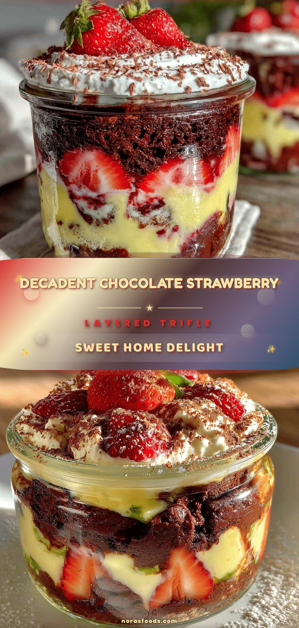 chocolate strawberry trifle recipe