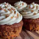 cozy carrot cake cupcakes - featured image