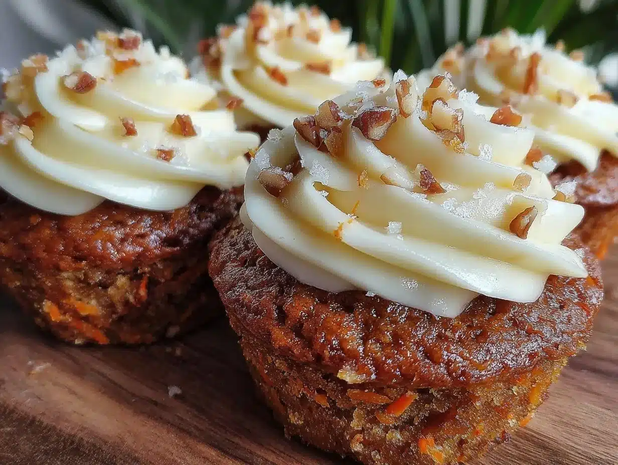 cozy carrot cake cupcakes preparation steps