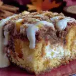 cozy cinnamon roll cake - featured image