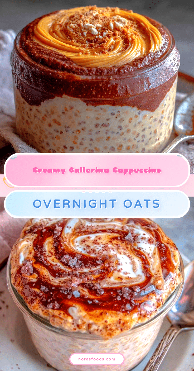 creamy ballerina cappuccino overnight oats recipe