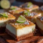 creamy key lime pie bars - featured image