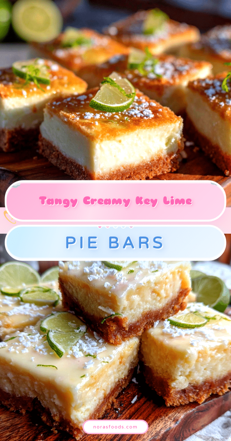 creamy key lime pie bars recipe