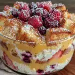 creamy lemon curd trifle - featured image